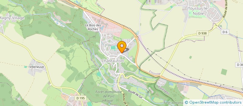 localisation de l'entreprise JPLN BADEN  CHATEAUFORT