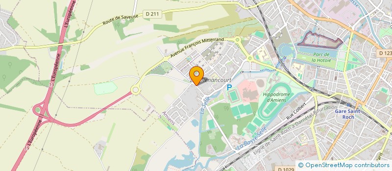localisation de l'entreprise JPLP à AMIENS