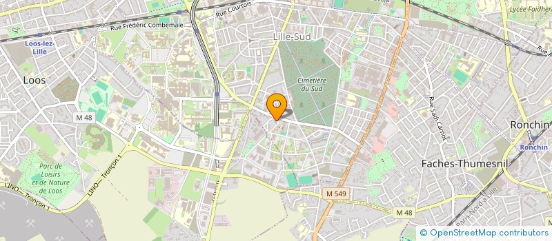 localisation de l'entreprise JPLS à LILLE