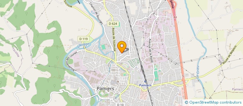 localisation de l'entreprise JPLSERV à PAMIERS