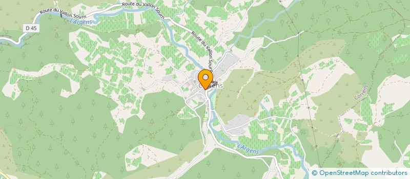 localisation de l'entreprise JPLV à CORRENS
