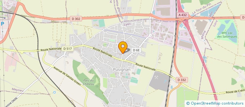 localisation de l'entreprise JPM 236  PUSIGNAN