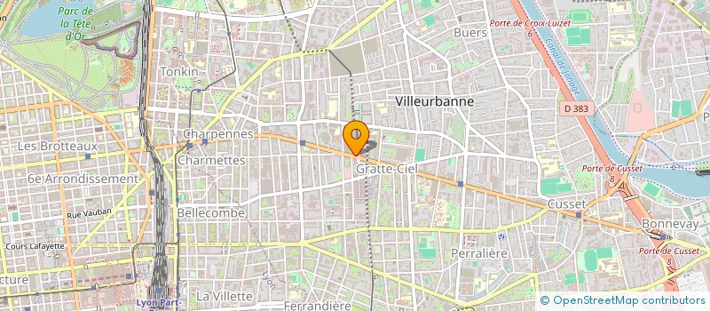 localisation de l'entreprise JPM à VILLEURBANNE