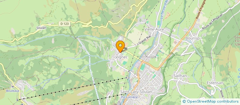 localisation de l'entreprise JPM  SAINT-LARY-SOULAN