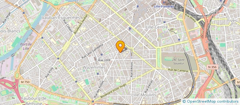 localisation de l'entreprise JPM à LILLE