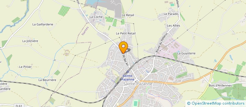 localisation de l'entreprise JPM  CHAUMES-EN-RETZ