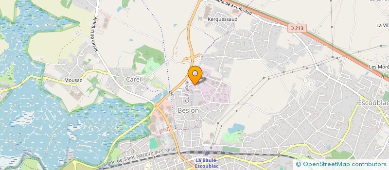 localisation de l'entreprise JPM  LA BAULE-ESCOUBLAC