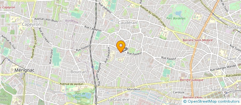 localisation de l'entreprise JPM à BORDEAUX