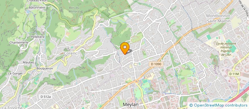 localisation de l'entreprise JPM  CORENC