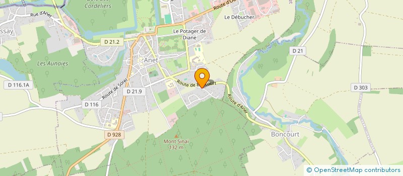 localisation de l'entreprise JPM à ANET