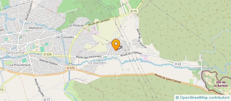 localisation de l'entreprise JPM  LA BARBEN