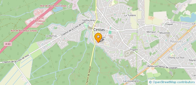 localisation de l'entreprise JPM à CESTAS