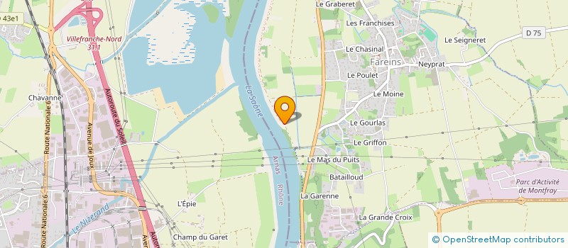 localisation de l'entreprise JPM à FAREINS