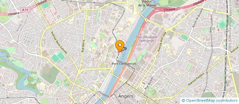 localisation de l'entreprise JPM ANGERS FOCH à ANGERS