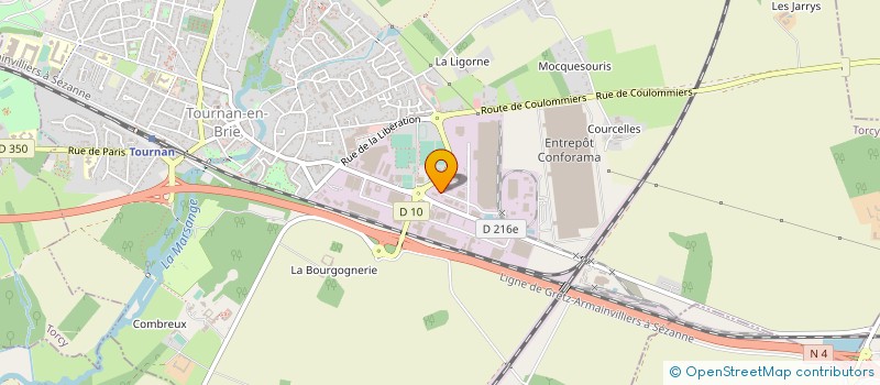 localisation de l'entreprise JPM BATIMENT à TOURNAN-EN-BRIE