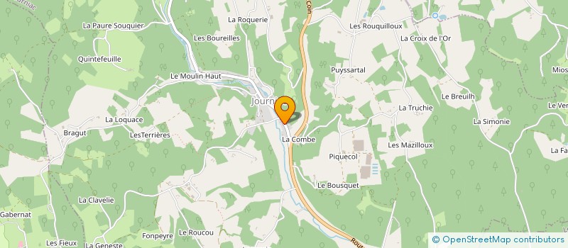 localisation de l'entreprise JPM BETONS à LE BUGUE