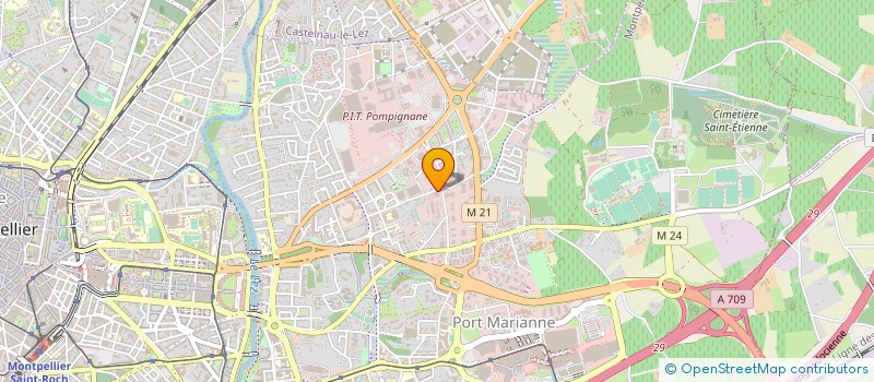 localisation de l'entreprise JPM CONSEIL ET GESTION à MONTPELLIER