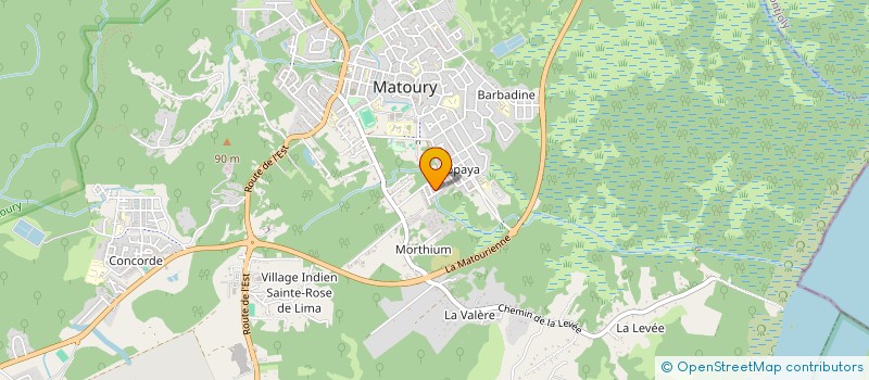 localisation de l'entreprise JPM CONSTRUCTION  MATOURY