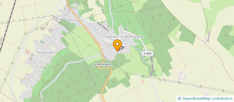 localisation de l'entreprise JPM DIAG à NESLES-LA-MONTAGNE