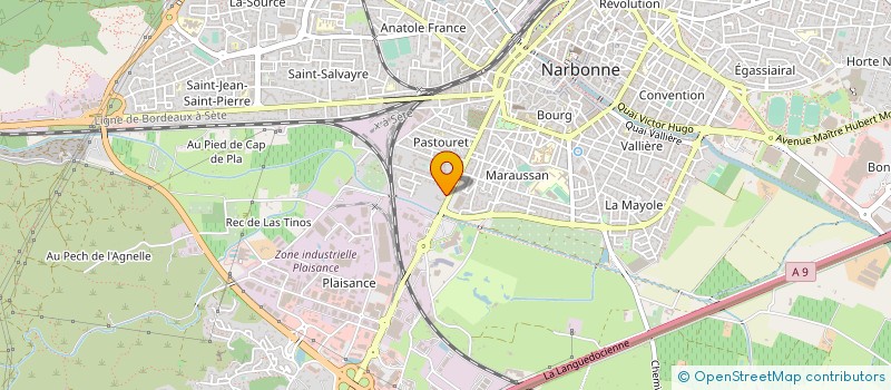 localisation de l'entreprise JPM ESPACE DRIVE à NARBONNE