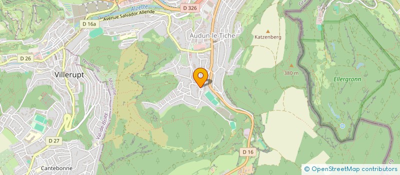 localisation de l'entreprise JPM EXPANSION à AUDUN-LE-TICHE