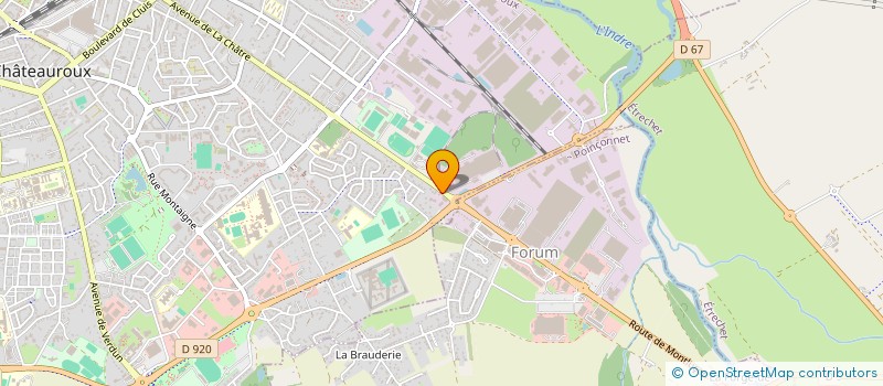 localisation de l'entreprise JPM HOLDING à CHATEAUROUX