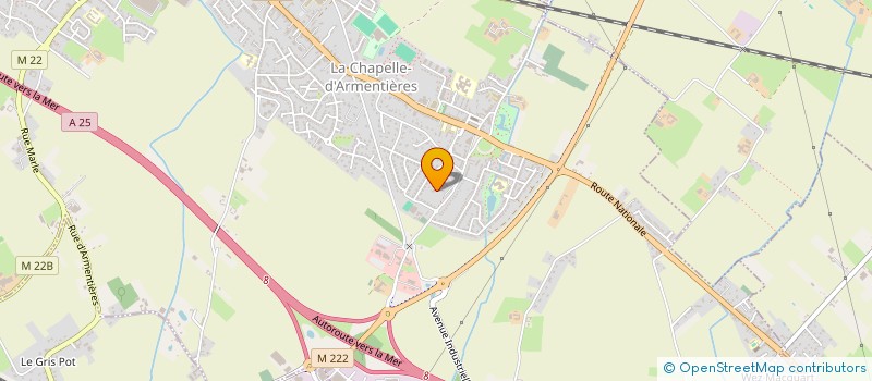 localisation de l'entreprise JPM HOLDING à LA CHAPELLE-D'ARMENTIERES