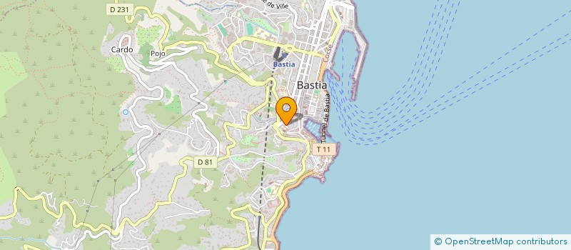 localisation de l'entreprise JPM HOLDING à BASTIA