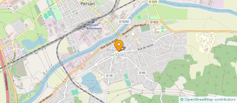 localisation de l'entreprise JPM IMMOBILIER à BEAUMONT-SUR-OISE