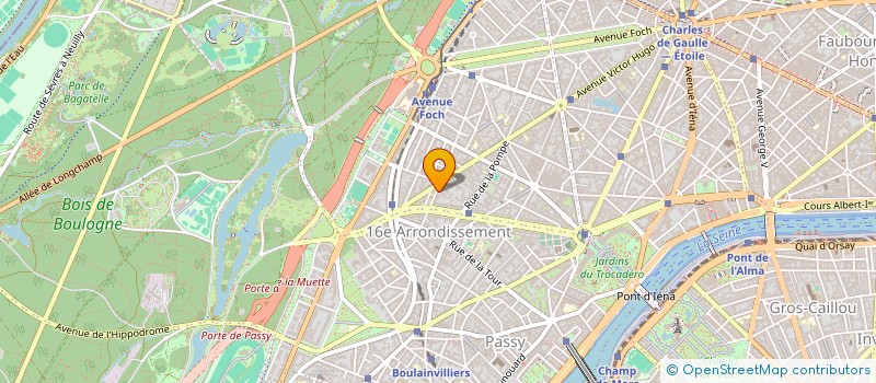 localisation de l'entreprise JPM LAMARTINE  PARIS