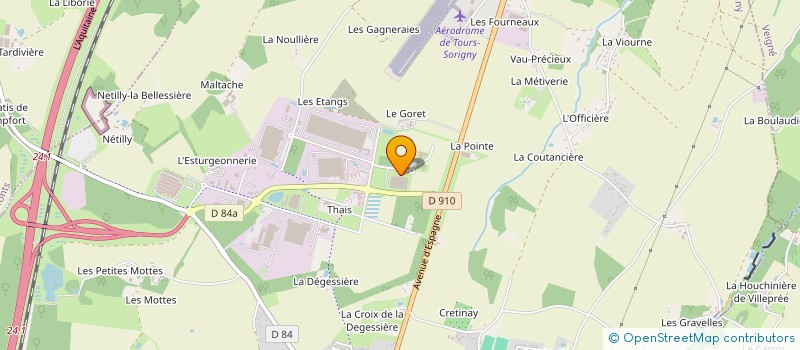 localisation de l'entreprise JPM LEVAGE  SORIGNY