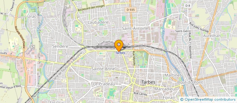 localisation de l'entreprise JPM LOCATION à TARBES