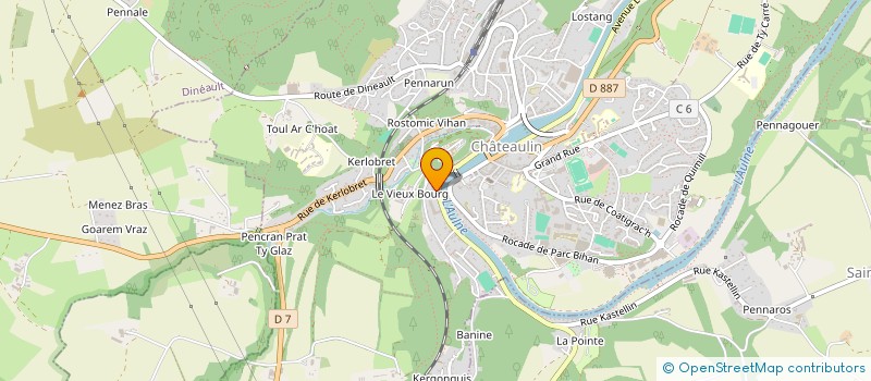 localisation de l'entreprise JPM QUEM  CHATEAULIN