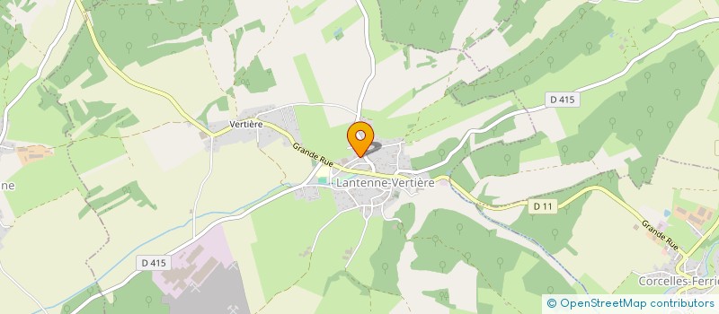 localisation de l'entreprise JPM TAXIS  LANTENNE-VERTIERE