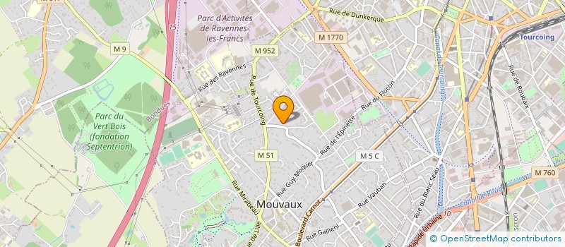 localisation de l'entreprise JPM2 à MOUVAUX