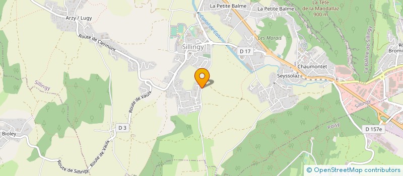 localisation de l'entreprise JPM74  SILLINGY