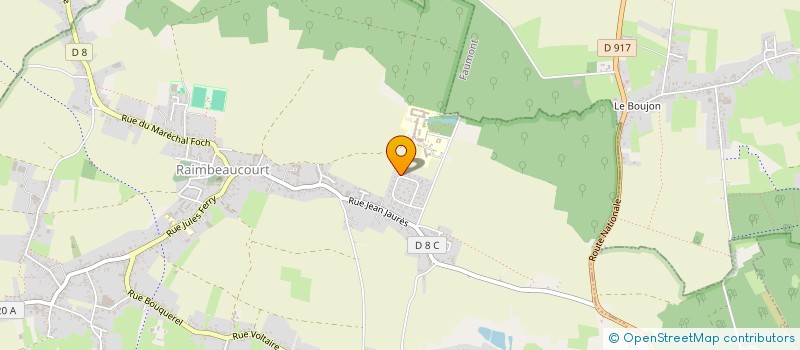 localisation de l'entreprise JPMA  RAIMBEAUCOURT