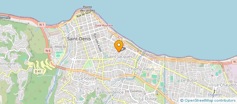 localisation de l'entreprise JPMA à SAINT-DENIS