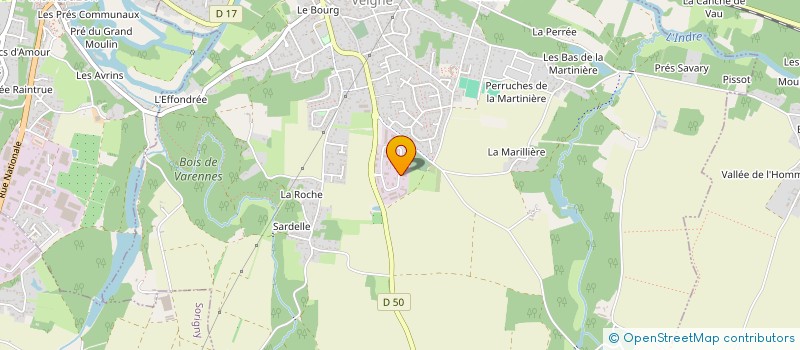 localisation de l'entreprise JPMB à VEIGNE