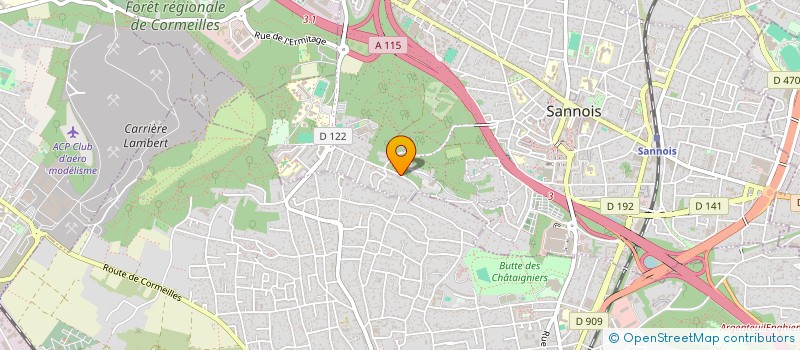 localisation de l'entreprise JPMC  SANNOIS