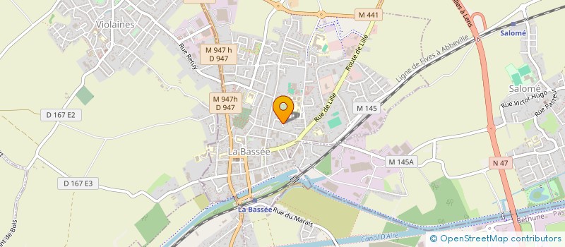 localisation de l'entreprise JPMD 2 à LA BASSEE