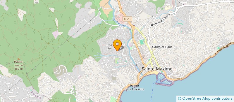 localisation de l'entreprise JPMD à SAINTE-MAXIME