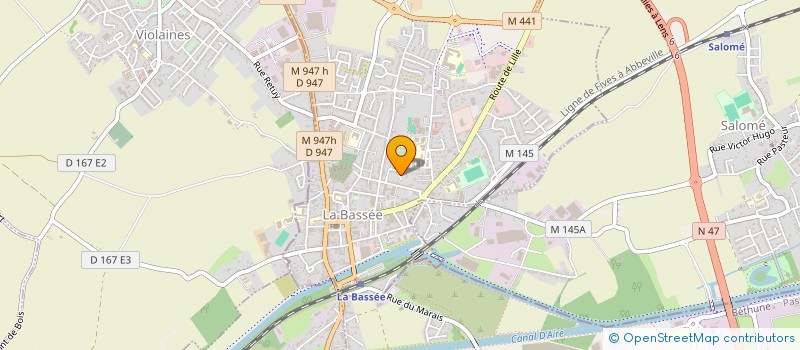 localisation de l'entreprise JPMD  LA BASSEE