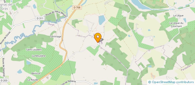 localisation de l'entreprise JPMD  DURAS