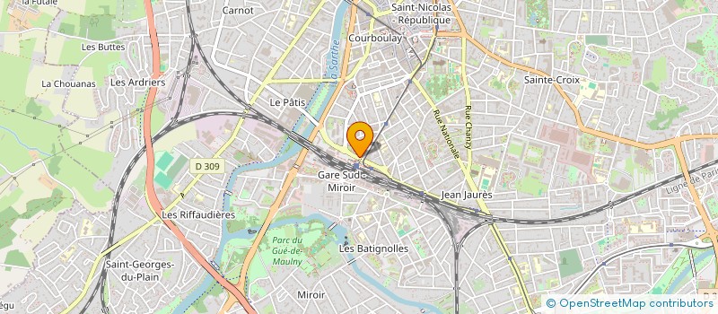 localisation de l'entreprise JPME  LE MANS