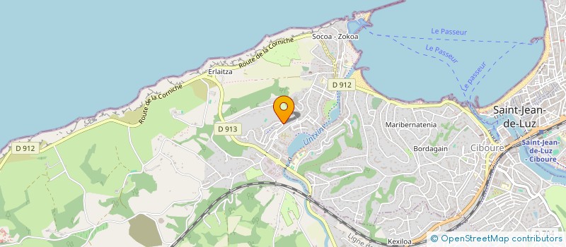 localisation de l'entreprise JPME  URRUGNE