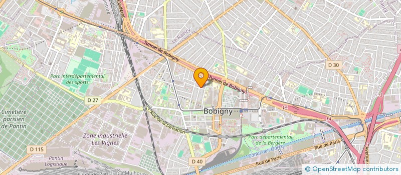 localisation de l'entreprise JPMEP à BOBIGNY