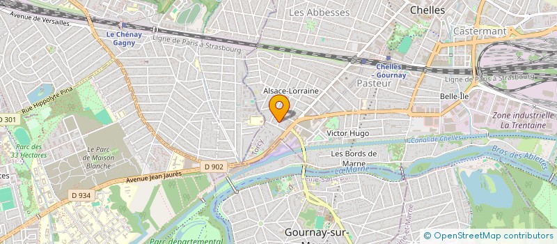 localisation de l'entreprise JPMH  CHELLES