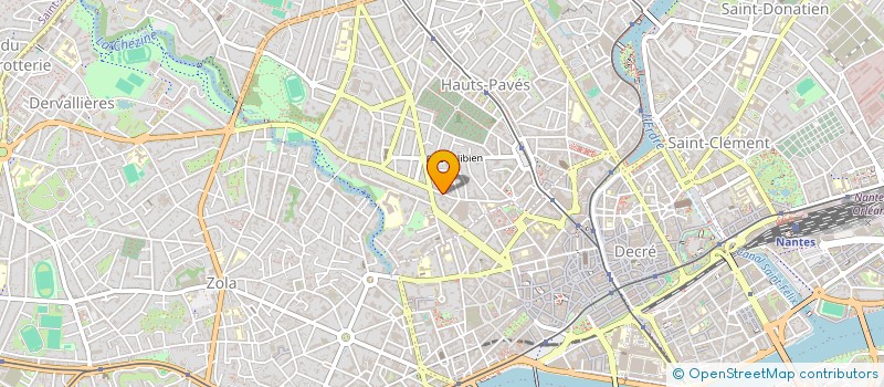 localisation de l'entreprise JPMH à NANTES