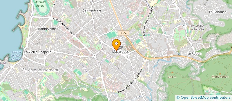 localisation de l'entreprise JPMHT - SPB - SOC PARISIENNE DU BATIMENT  MARSEILLE